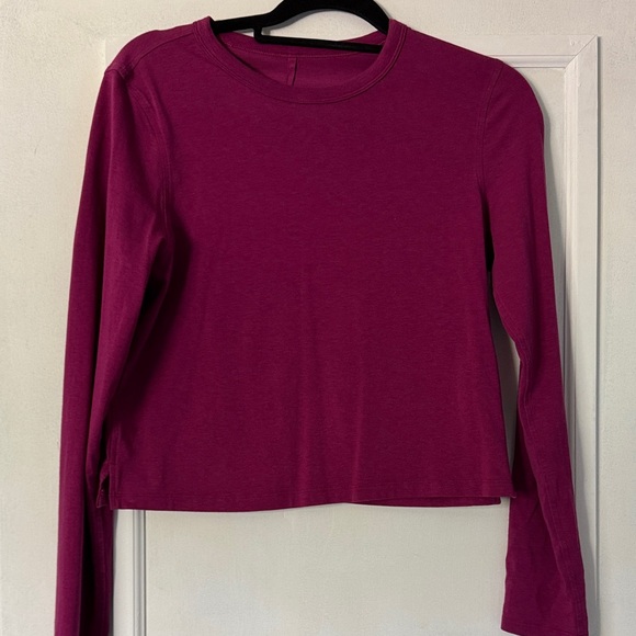 lululemon athletica Tops - lululemon athletica Long-Sleeve Crewneck in Magenta